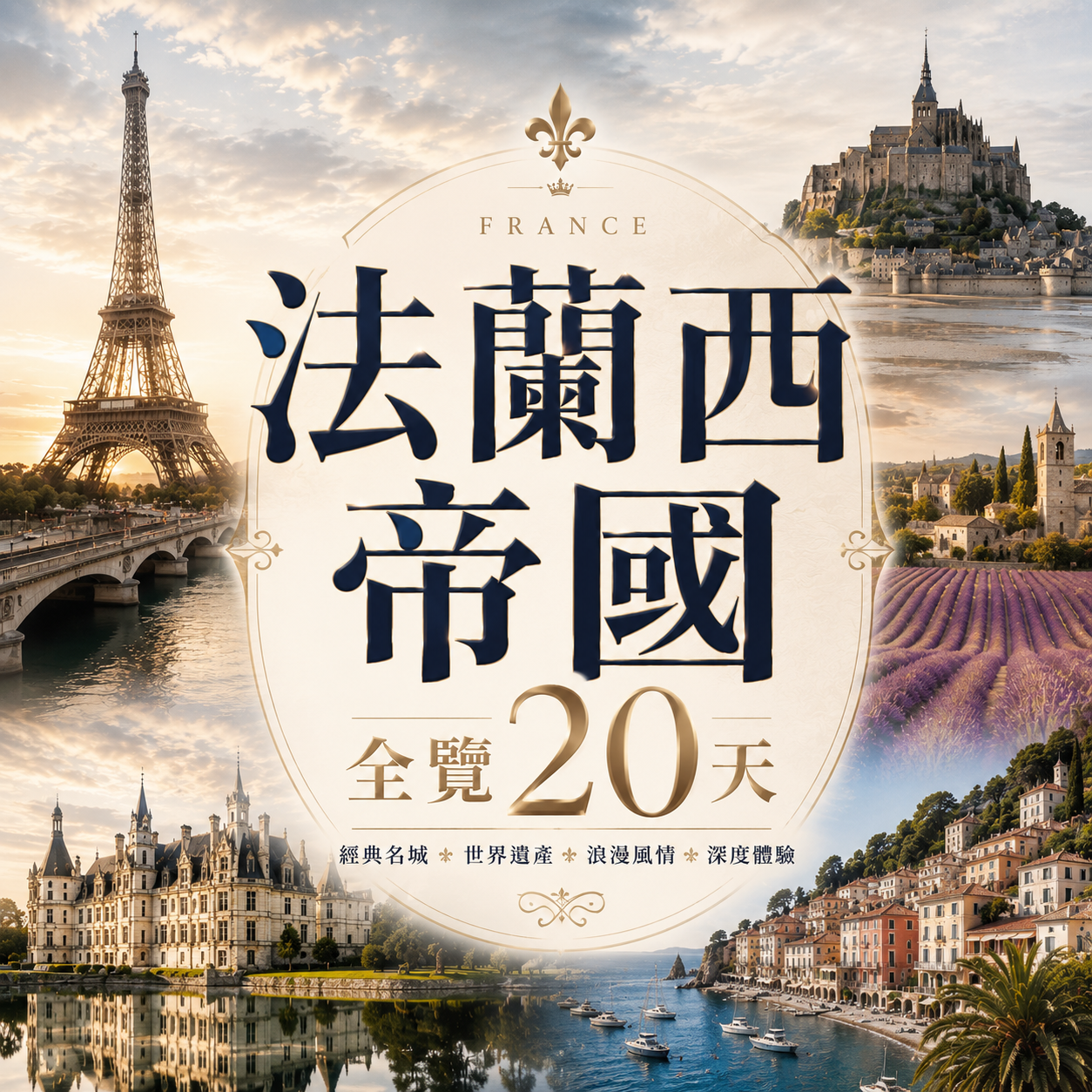 法蘭西帝國全覽20天