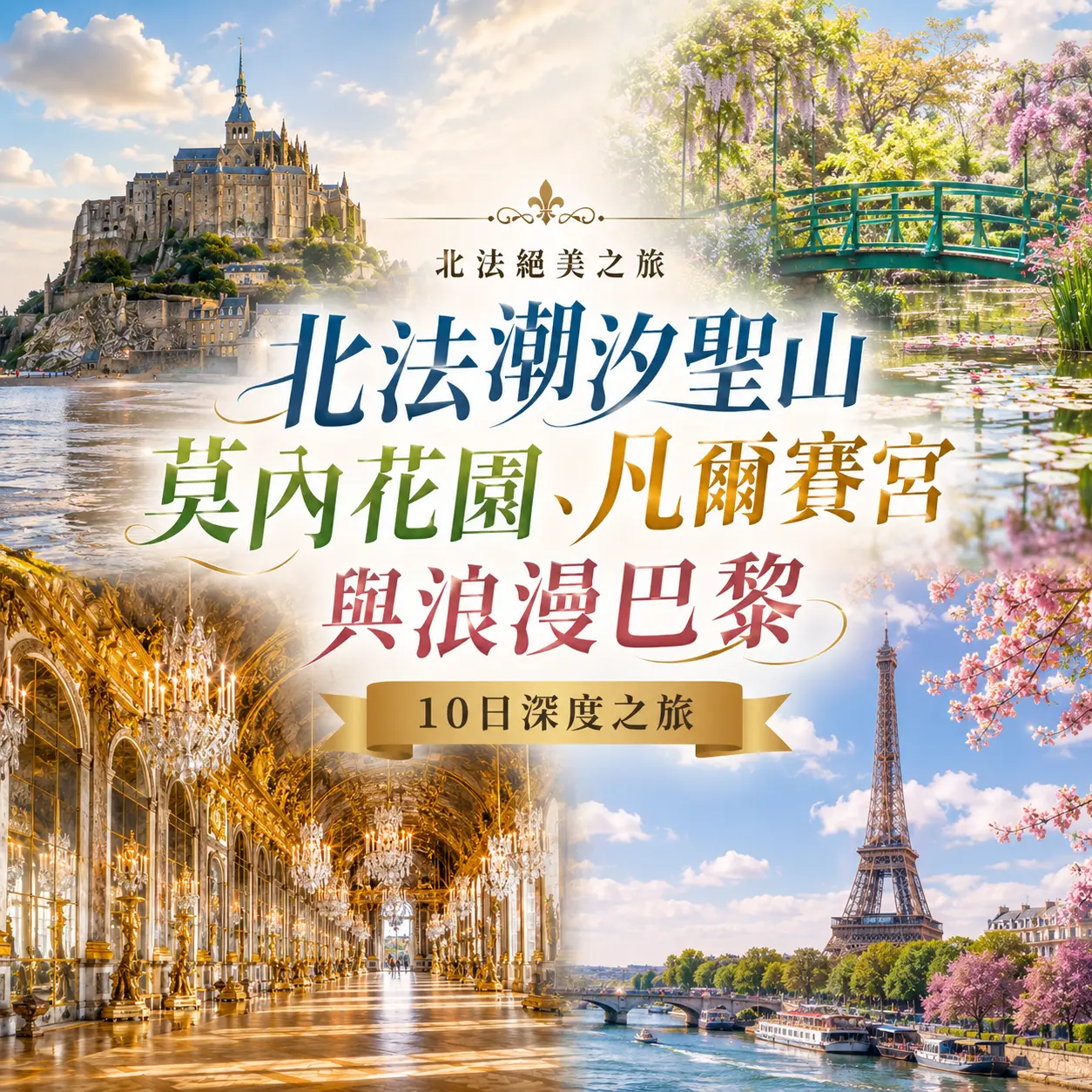 北法浪漫巴黎10日
